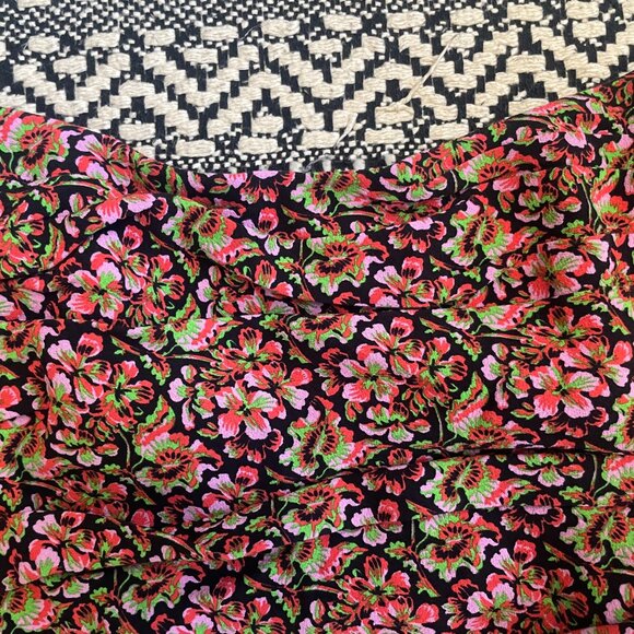 ZARA Floral Strapless Crop Top – Medium – NWT - Picture 3 of 5